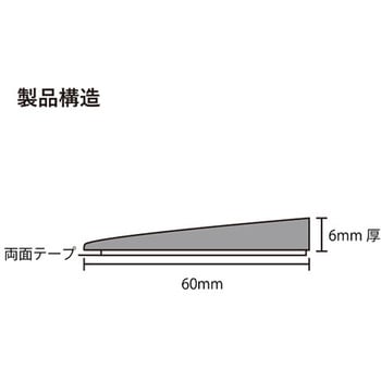 粘着マット用アルミスロープ エスコ