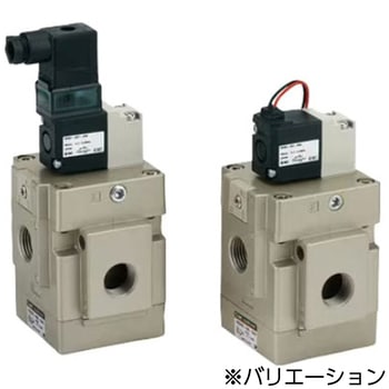 3ポートソレノイドバルブ パイロット・ポペットタイプ SMC