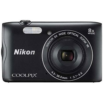 A300 ブラック デジタルカメラ COOLPIX A300 1台 Nikon(ニコン) 【通販