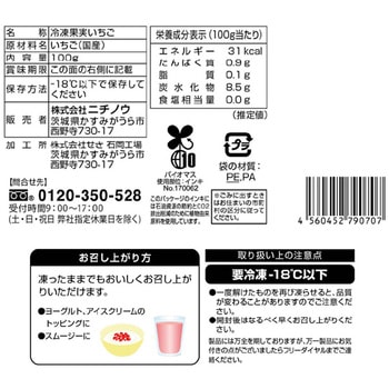 [冷凍]国産クラッシュいちご ニチノウ食品