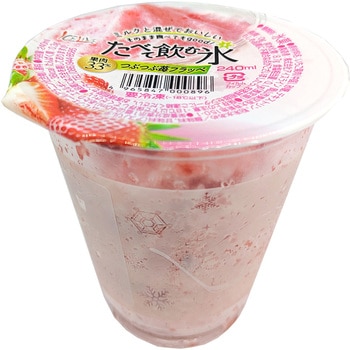 [冷凍]たべて飲む氷イチゴフラッペ - アイスライン