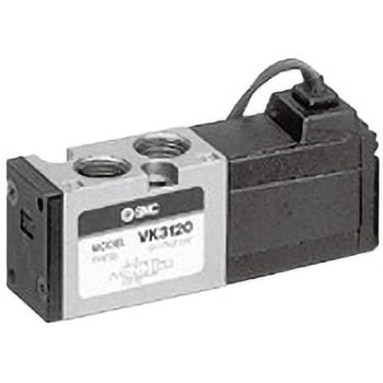 5ポートソレノイドバルブ直動ポペットタイプ弾性体シール SMC