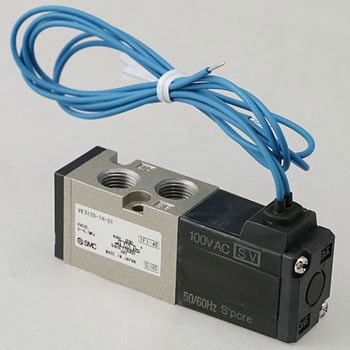5ポートソレノイドバルブ直動ポペットタイプ弾性体シール SMC