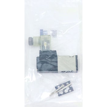 3ポートソレノイドバルブ直動ポペットタイプ弾性体シール SMC