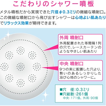 これカモ シャワーヘッドとホースのセット GAONA(ガオナ)