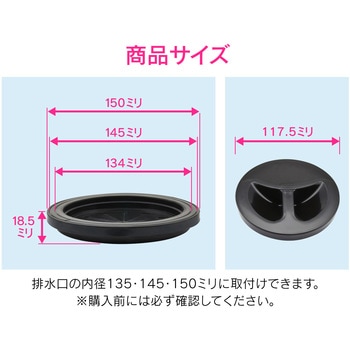 ホリダー・シモン シンク用 排水口のフタと止水フタセット GAONA(ガオナ)