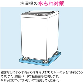 GA-LF010 これカモ 洗濯機用防水パンと防振パッドのセット 1セット GAONA(ガオナ) 【通販モノタロウ】