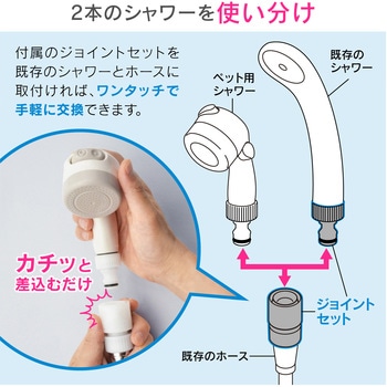 これエエやん ペットシャワージョイントセット GAONA(ガオナ)