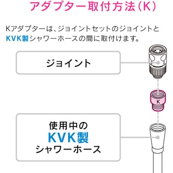 GA-FW014 これエエやん ジョイントセット用アダプター KVK用 1セット