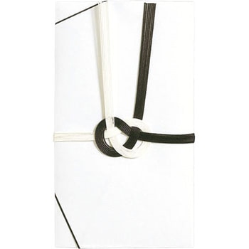 仏金封 黒白斜折7本 マルアイ