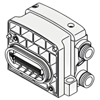 VVQC1000シリーズマニホールドオプション (VVQC～) SMC
