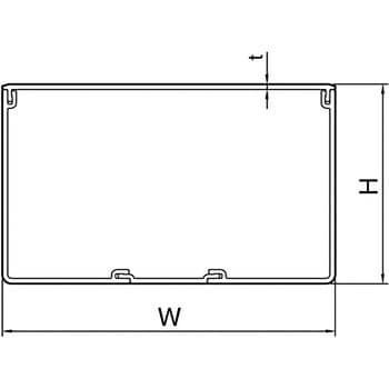 エムケーダクト 6号200型 マサル工業 配線ダクト本体 【通販モノタロウ】