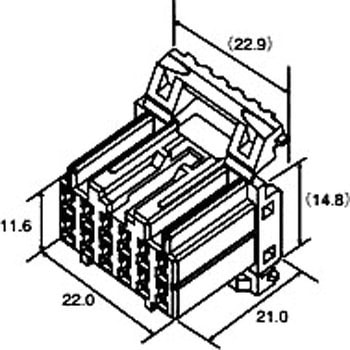 .040/.070 ハイブリッドI/O コネクタ TE Connectivity Japan(旧:TYCOELECTRONICS(タイコエレクトロニクス))