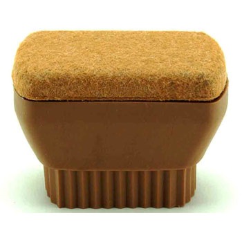 Cwe 015f 家具のスベリ材cap フェルト付き 丸脚角脚兼用 Waki Cwe 015f 1パック 4個 通販モノタロウ 30655047