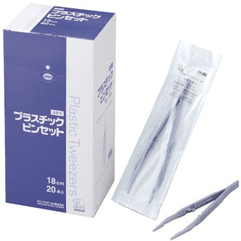 プラスチックピンセット(滅菌済) ハクゾウメディカル