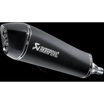 AKRAPOVIC E1仕様 スリップオンマフラー ブラックステン S-PI4SO3-HRSSBL