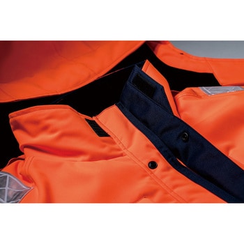 高視認 防水防寒ブルゾン 802 ジーベック 高視認性安全服(高視認作業服