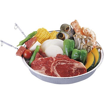 アルミ バーベキュー深型プレート28．5cm CAPTAIN STAG