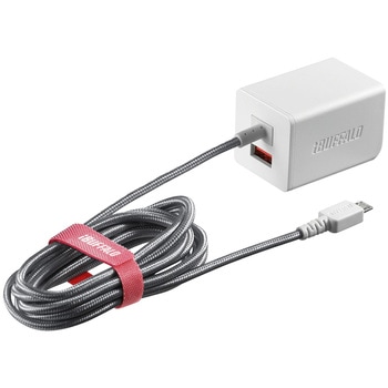 AC-USB 2.4A microUSB/自動判別USB×1 BUFFALO(バッファロー)
