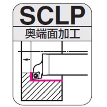 内径旋削用 スマートダンパー 交換式ヘッド(ポジティブインサート用) SCLP 奥端面加工 - 住友電工ハードメタル