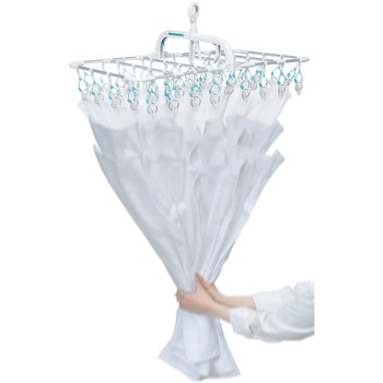 Lautiar 横もちアルミハンガー ピンチ40個付 ツウィンモール