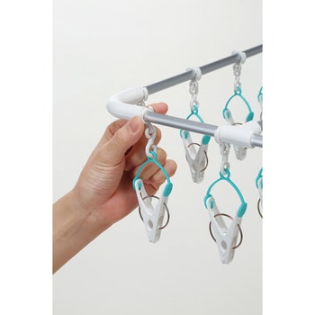 Lautiar 横もちアルミハンガー ピンチ40個付 ツウィンモール