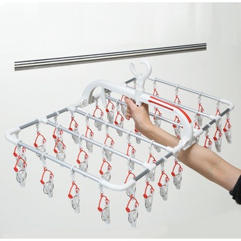 Lautiar 横もちアルミハンガー ピンチ40個付 ツウィンモール