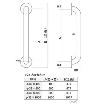 ステンレス手すり アート技研工業 【通販モノタロウ】