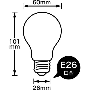 フィラメントLED ヤザワコーポレーション その他LED電球 【通販