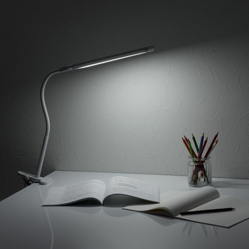 LED2灯クリップライト調光機能付き ヤザワコーポレーション