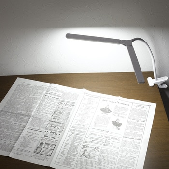 LED2灯クリップライト調光機能付き ヤザワコーポレーション