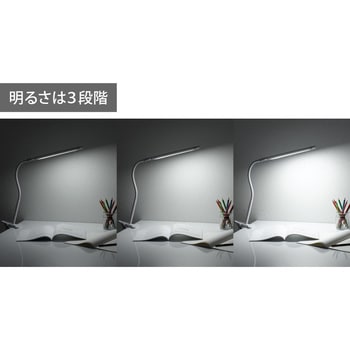 LED2灯クリップライト調光機能付き ヤザワコーポレーション