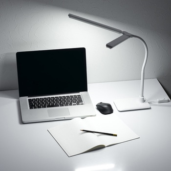 LED2灯スタンドライト調光機能付き ヤザワコーポレーション