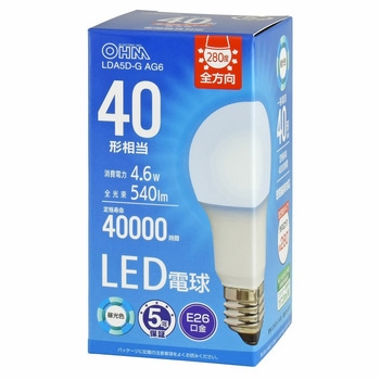 LED電球 E26 全方向タイプ オーム電機