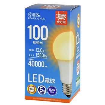 LED電球 E26 全方向タイプ オーム電機
