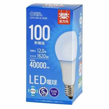 LED電球 E26 全方向タイプ オーム電機