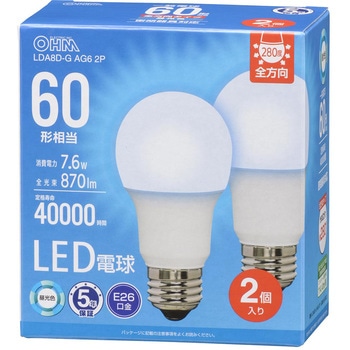 LED電球 E26 全方向タイプ オーム電機