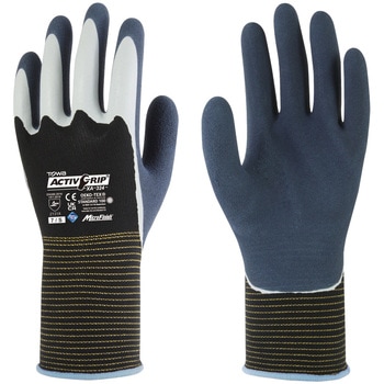 天然ゴム背抜き手袋 ActivGrip XA-324 トワロン(TOWA/東和コーポレーション)