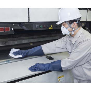 ニトリルゴム製化学防護手袋 厚手ロングタイプ SHOWA(ショーワグローブ)