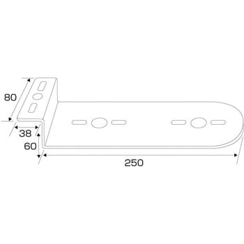 バスマーカーランプ取付ステー Z型 JET INOUE(ジェットイノウエ)