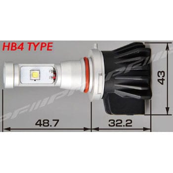 151FLB LEDフォグバルブ12V HB4 6500K IPF 1セット 151FLB - 【通販