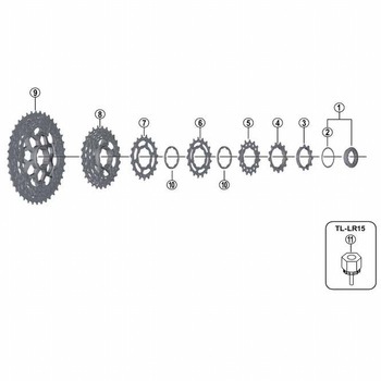 CS-M8000 ギアUT 31-35-40 SHIMANO(シマノ)