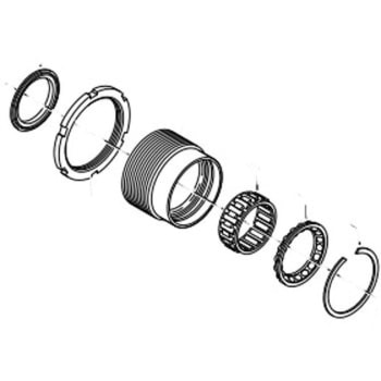 左アダプターユニット(B.C.1.37″×24T)英ネジ SHIMANO(シマノ)