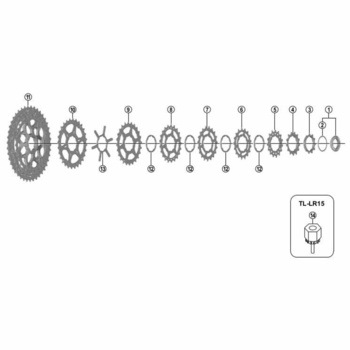 CS-M7000 スペーサー - SHIMANO(シマノ)