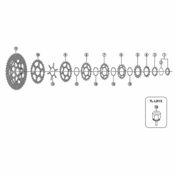 CS-M7000 ギアユニット(31-35-40T) 11-40Tヨウ SHIMANO(シマノ)