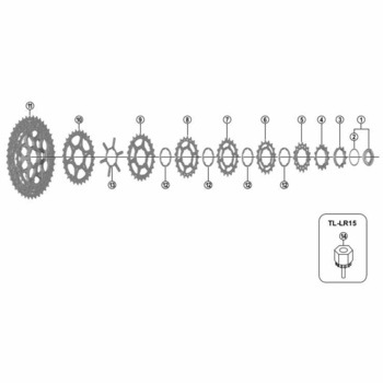 CS-M7000 ギアユニット(32-37-42T) 11-42Tヨウ SHIMANO(シマノ)