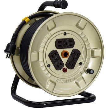 100V極太電線仕様ドラム 20m アース無 日動工業