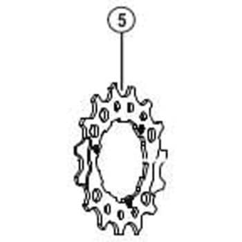 15Tギア(bj/bkグループ用) - SHIMANO(シマノ)