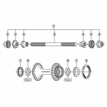 ロックナット SHIMANO(シマノ)