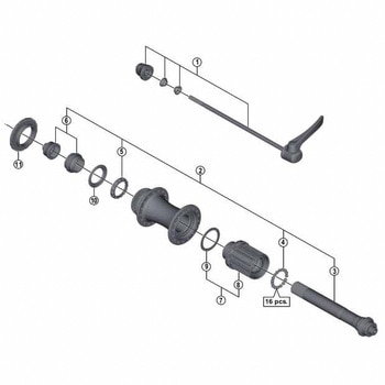 5/32'X38 ボール SHIMANO(シマノ)